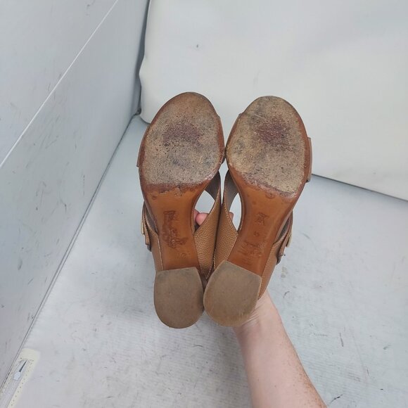 LOUIS VUITTON LV Monogram Cognac Brown Slide Sandal - Picture 2 of 12